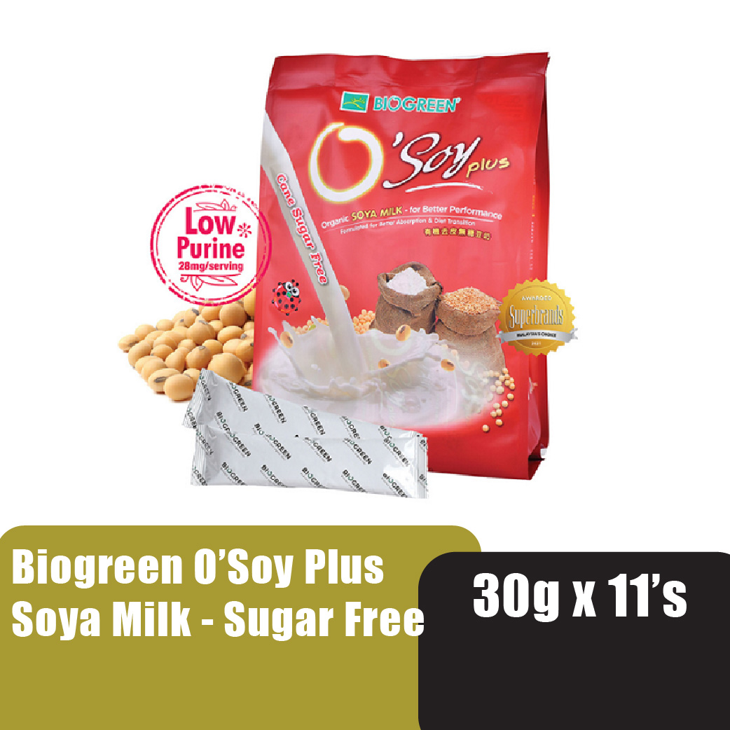BIOGREEN O’Soy Organic Soya Bean Powder 30g X 11’S