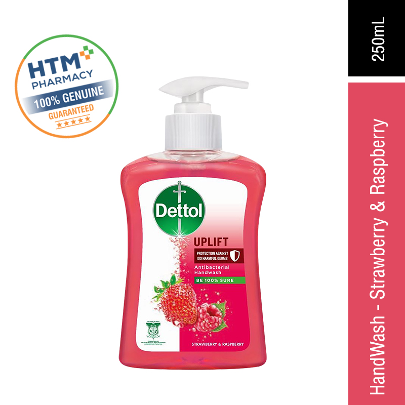 Dettol Hand Wash 250ml - Strawberry & Raspberry