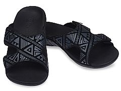 Spenco Mens Kholo Tribal Slide Black (Size 11)