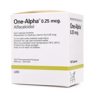 ONE-ALPHA 0.25MCG 100'S