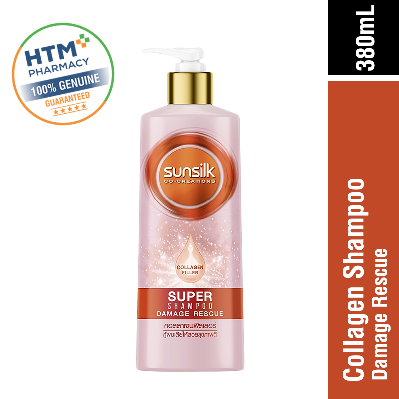 Sunsilk Collagen Shampoo 380ml - Damage Rescue (New)