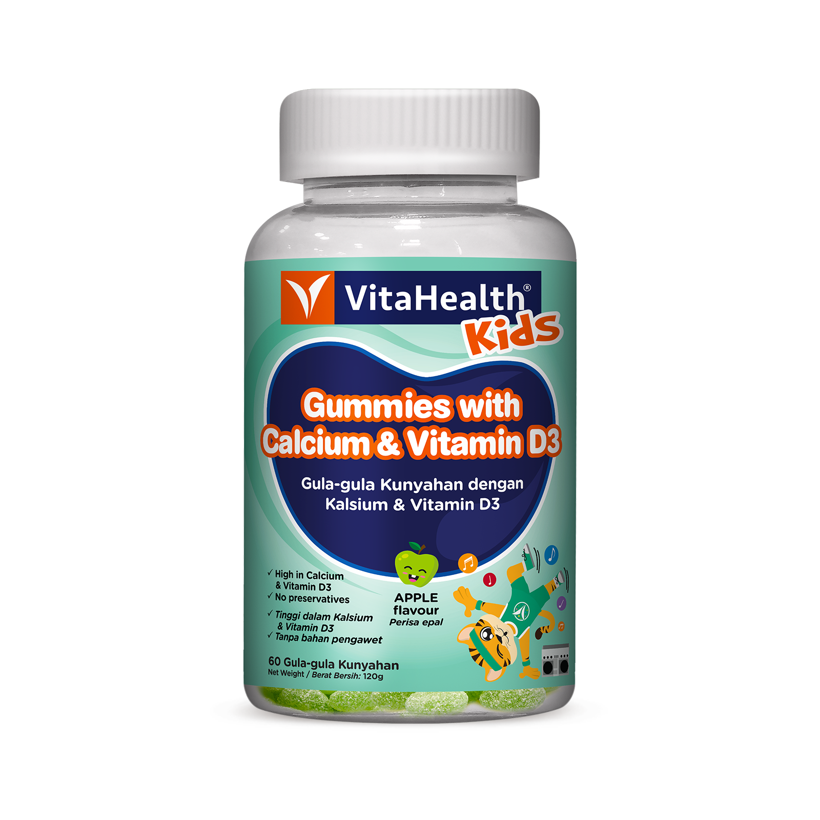 Vitahealth Kids Gummies With Calcium & Vitamin D3 60's