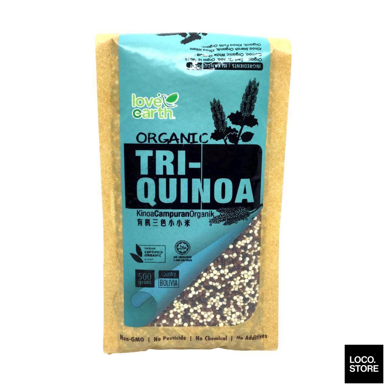 Love Earth Organic Tri-Quinoa 500g