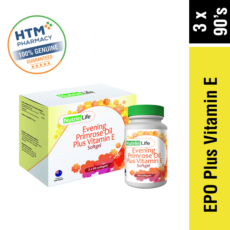 NutrinLife Epo Plus Vitamin E 3 x 90's