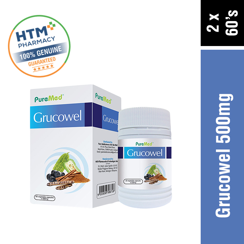 Puremed Grucowel 500mg 60's x 2