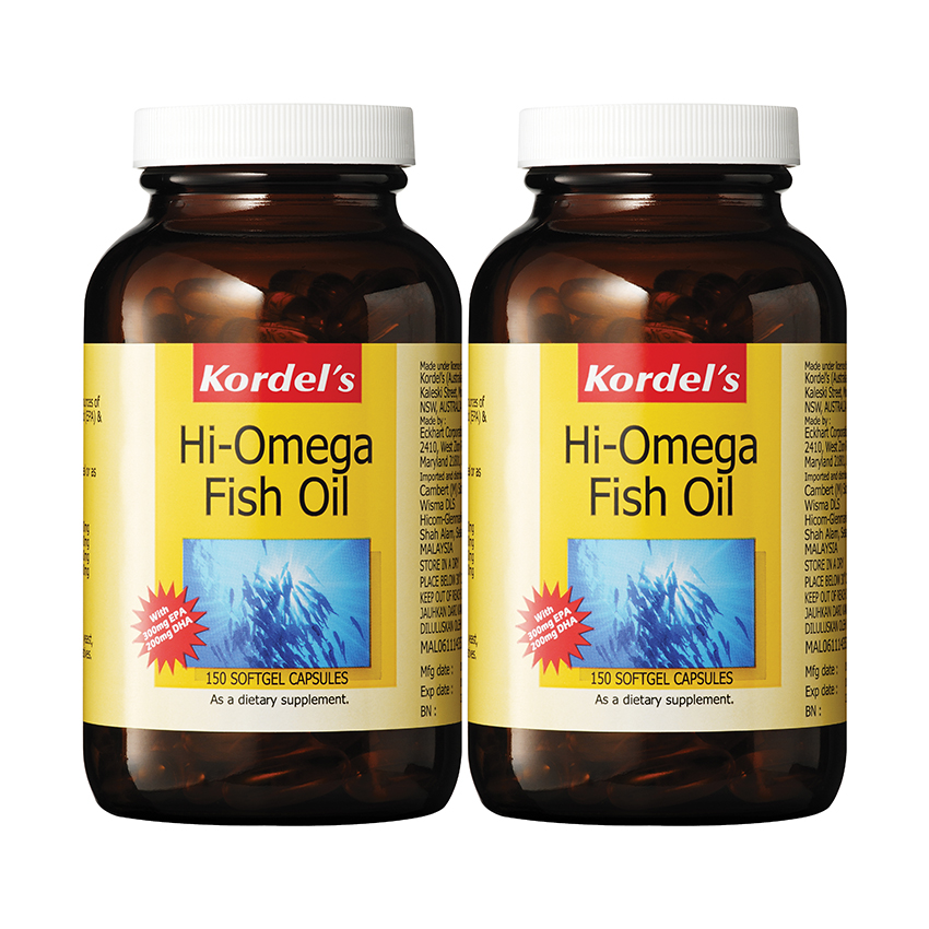 Kordel'S Hi-Omega Fish Oil 150'S x 2