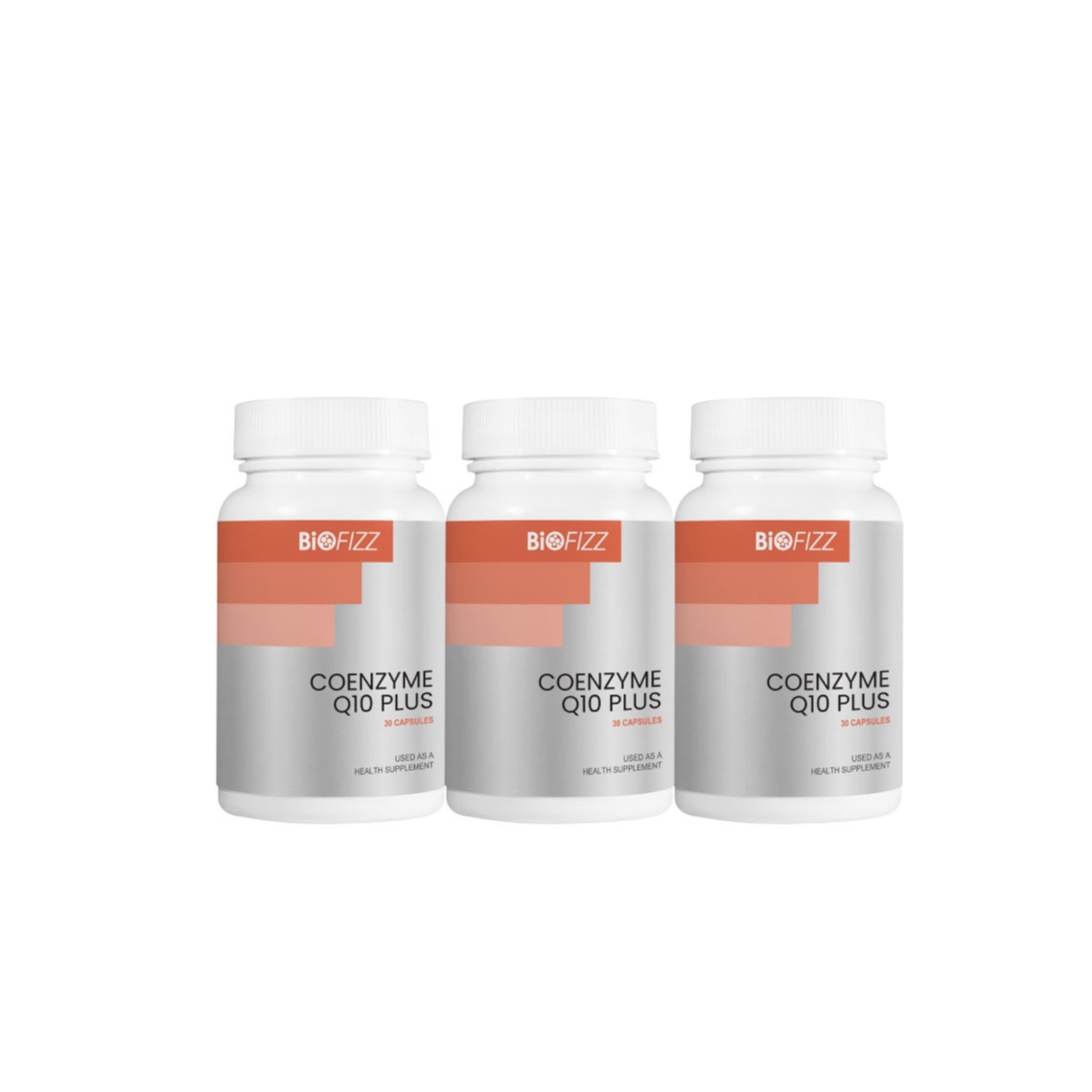 BIOFIZZ Coenzyme Q10 Plus 30'S X 3 for Coq10, Coq10 Supplement