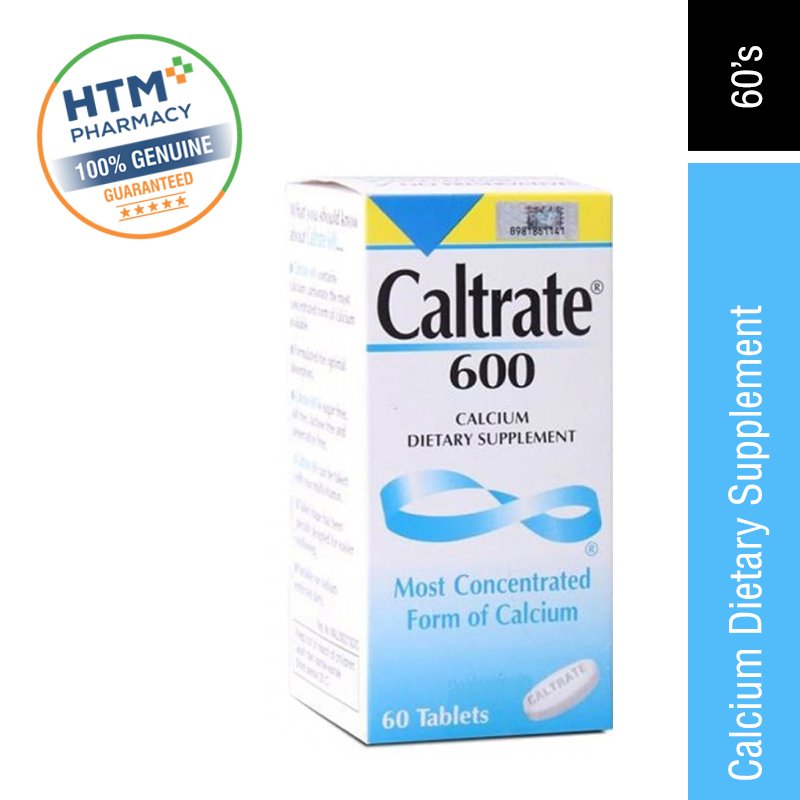 [CALCIUM] Caltrate 600 (Blue)  60's