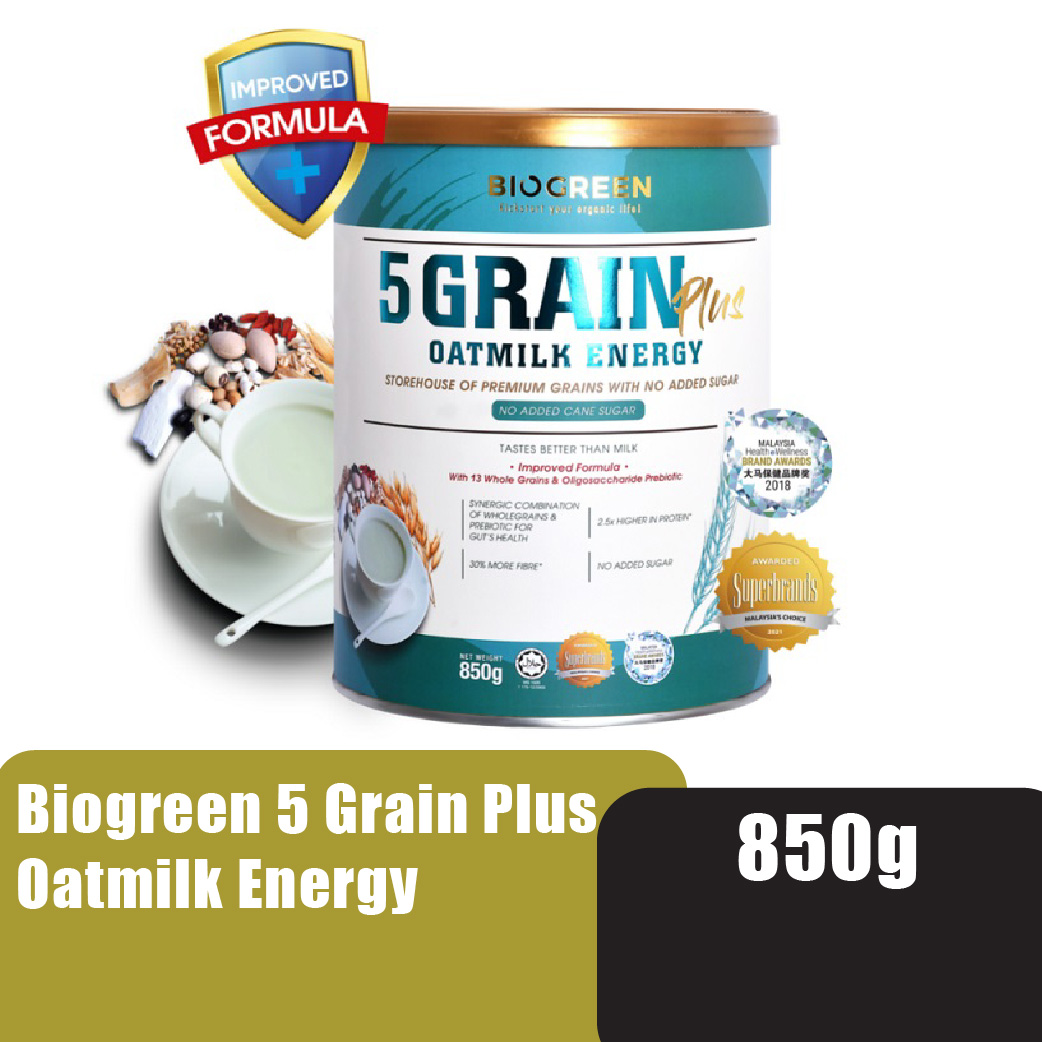 BIOGREEN 5 Grain Plus Oatmilk Energy 850g