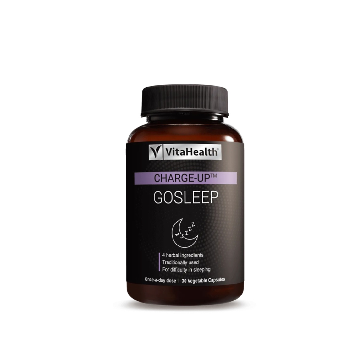 VITAHEALTH Charge-Up GoSleep 30's for Sleep Quality Supplement with Jujube, Valerian Root