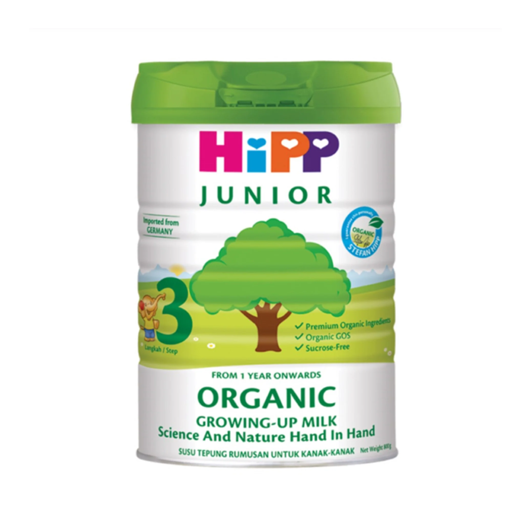HiPP JUNIOR Organic Growing-up Milk Step 3 (from 1 Year Onwards) 800g