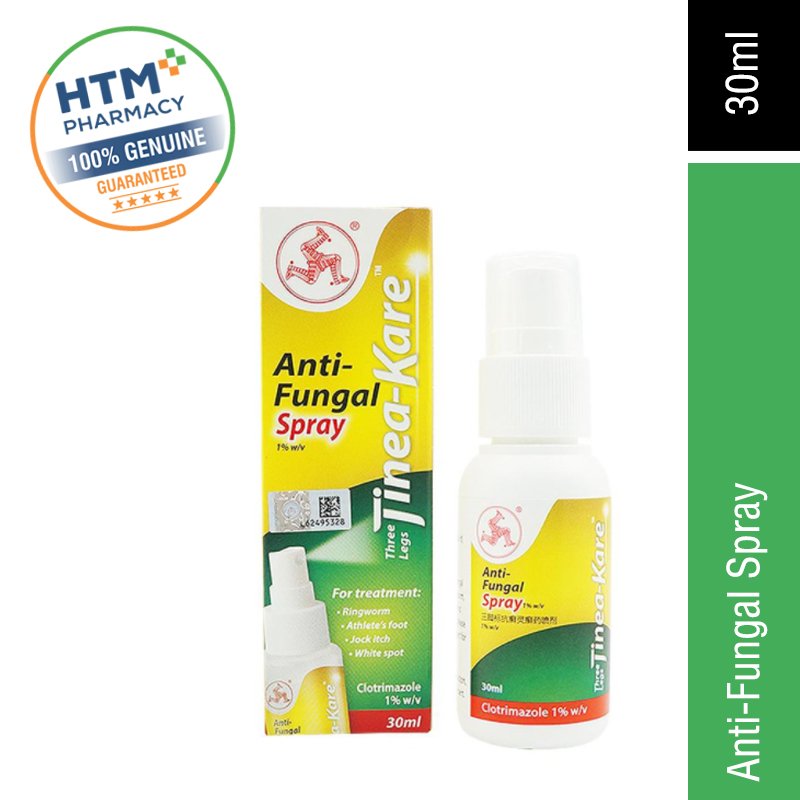 Three Legs Tinea-Kare Anti Fungal Spray 30ml