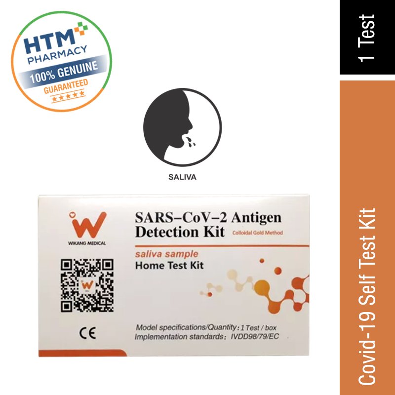 Wikang Medical Covid-19 Saliva Antigen Rapid Test Kit [MDA approved]