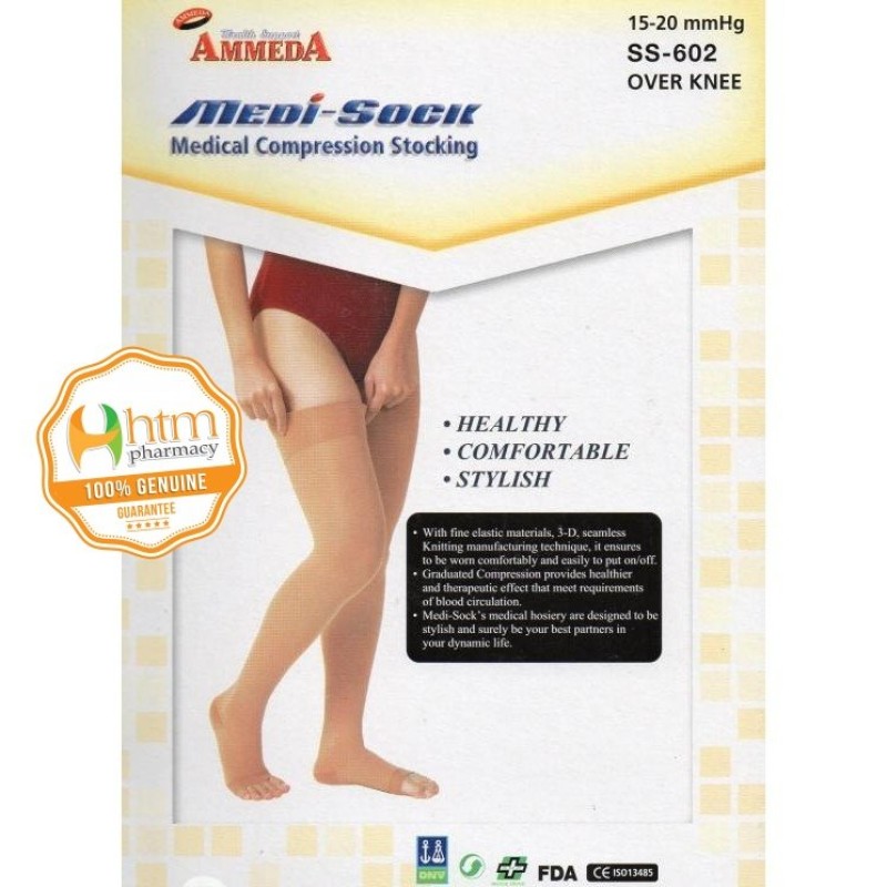 Ammeda Medical Compression Stocking Over Knee L (SS602)