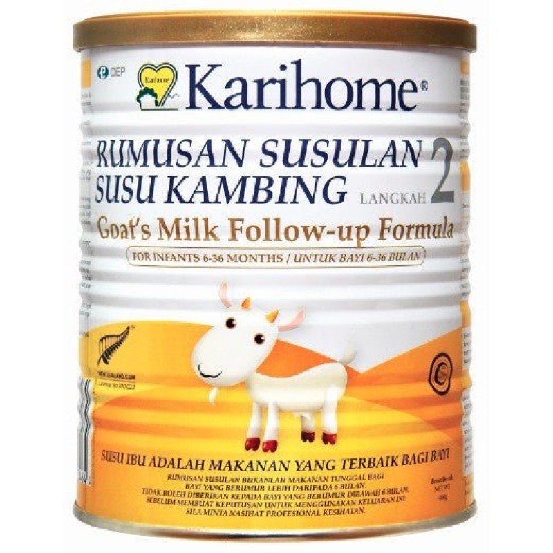 Karihome Goat's Milk  Follow-Up Formula 400g (6-36 Months) (Step 2) (New)