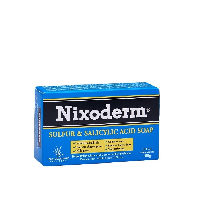 Nixoderm Sulfur & Salicylic Acid Soap 100G