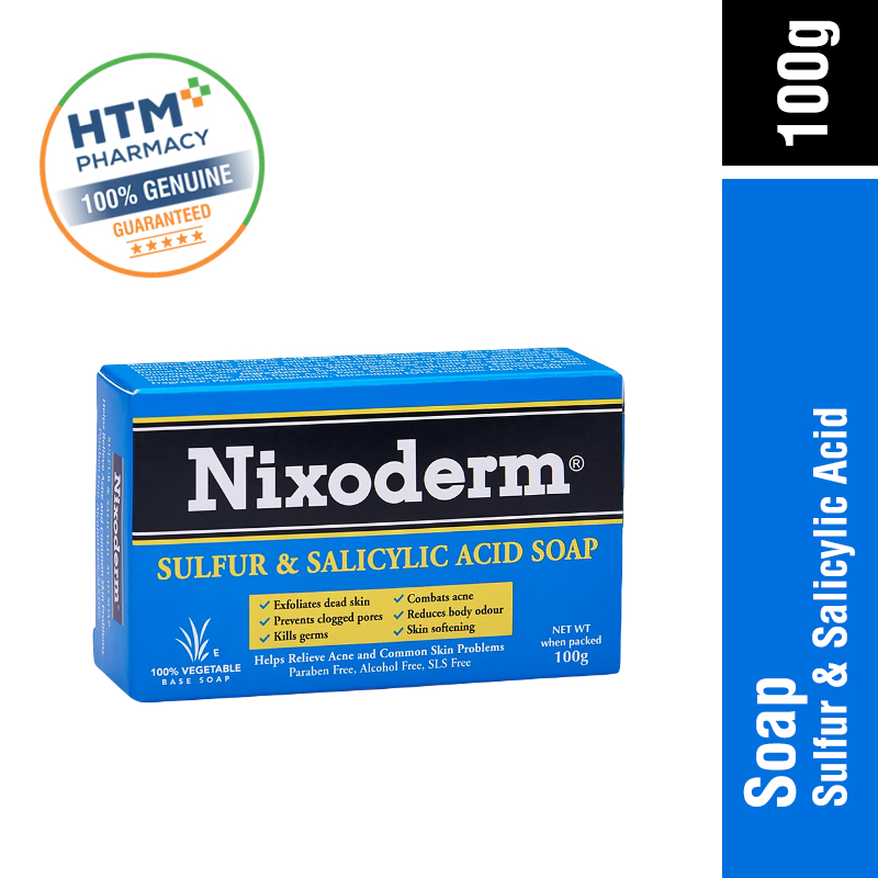 Nixoderm Sulfur & Salicylic Acid Soap 100G