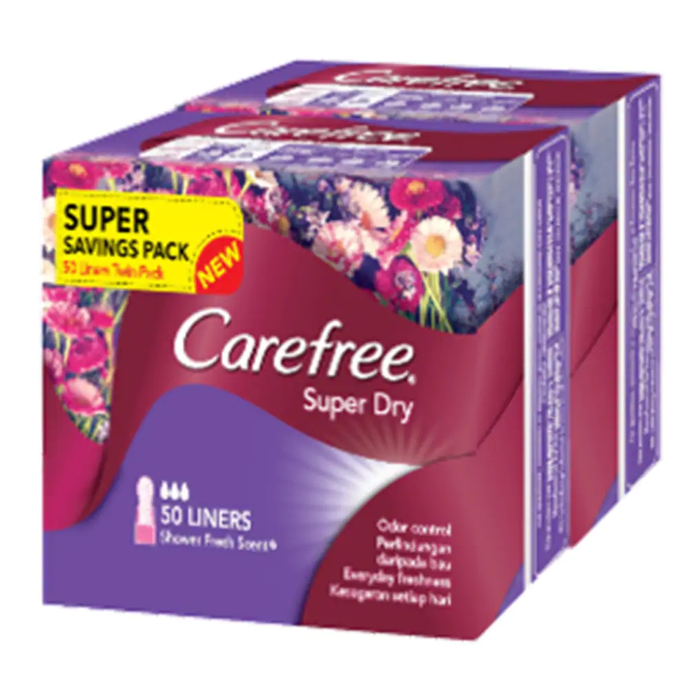 CAREFREE SUPER DRY PL SCENTED 20'S