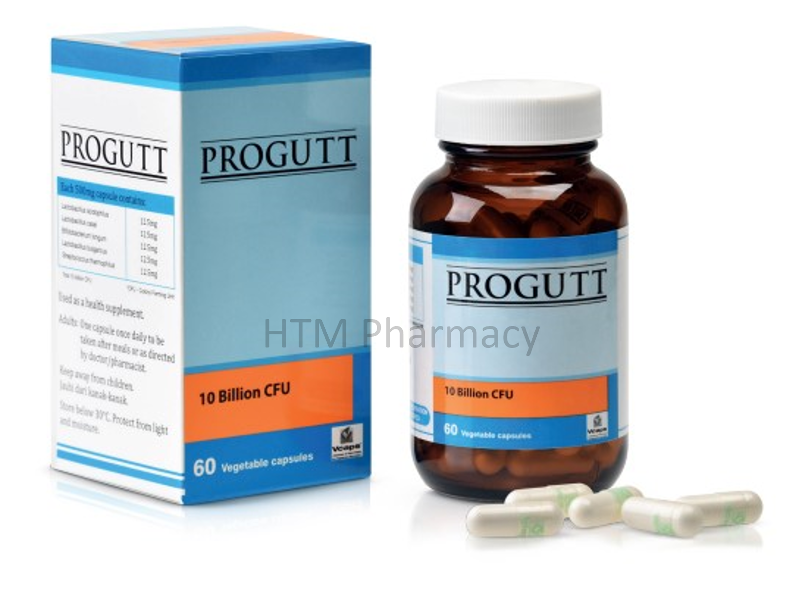 Progutt Cap 500mg 60's