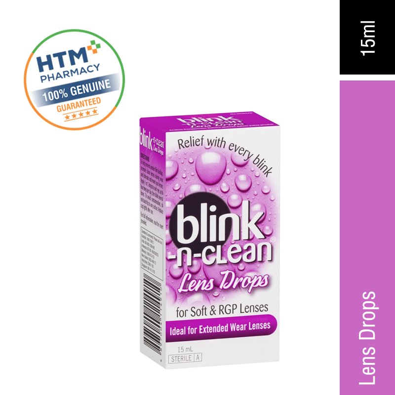 BLINK N CLEAN LENS DROPS 15ML