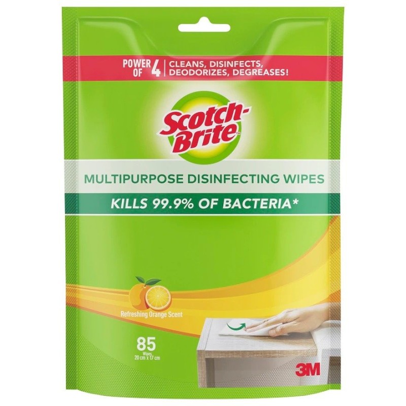 Scotch-Brite Disinfecting Wipes (Refill) 85's