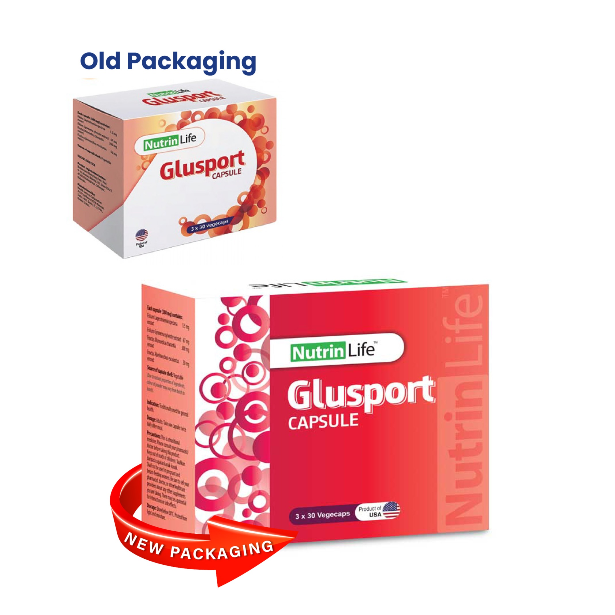 NutrinLife Glusport 30's x 3
