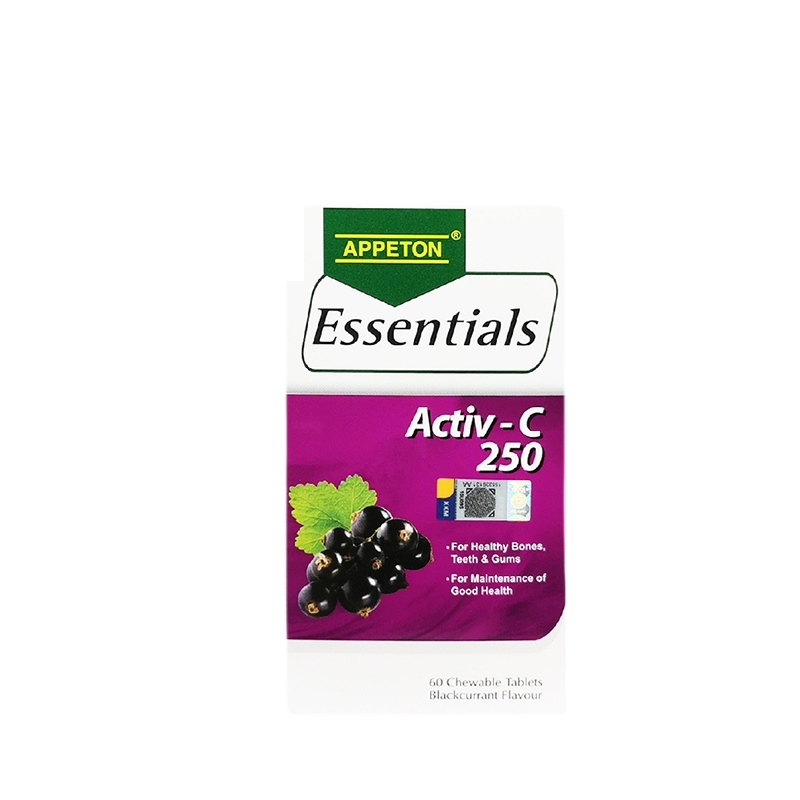 Appeton Essentials Active-C 250 60'S - Blackcurrant