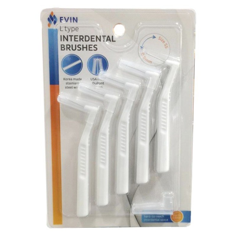 Evin L-shaped Interdental Brush 5pcs