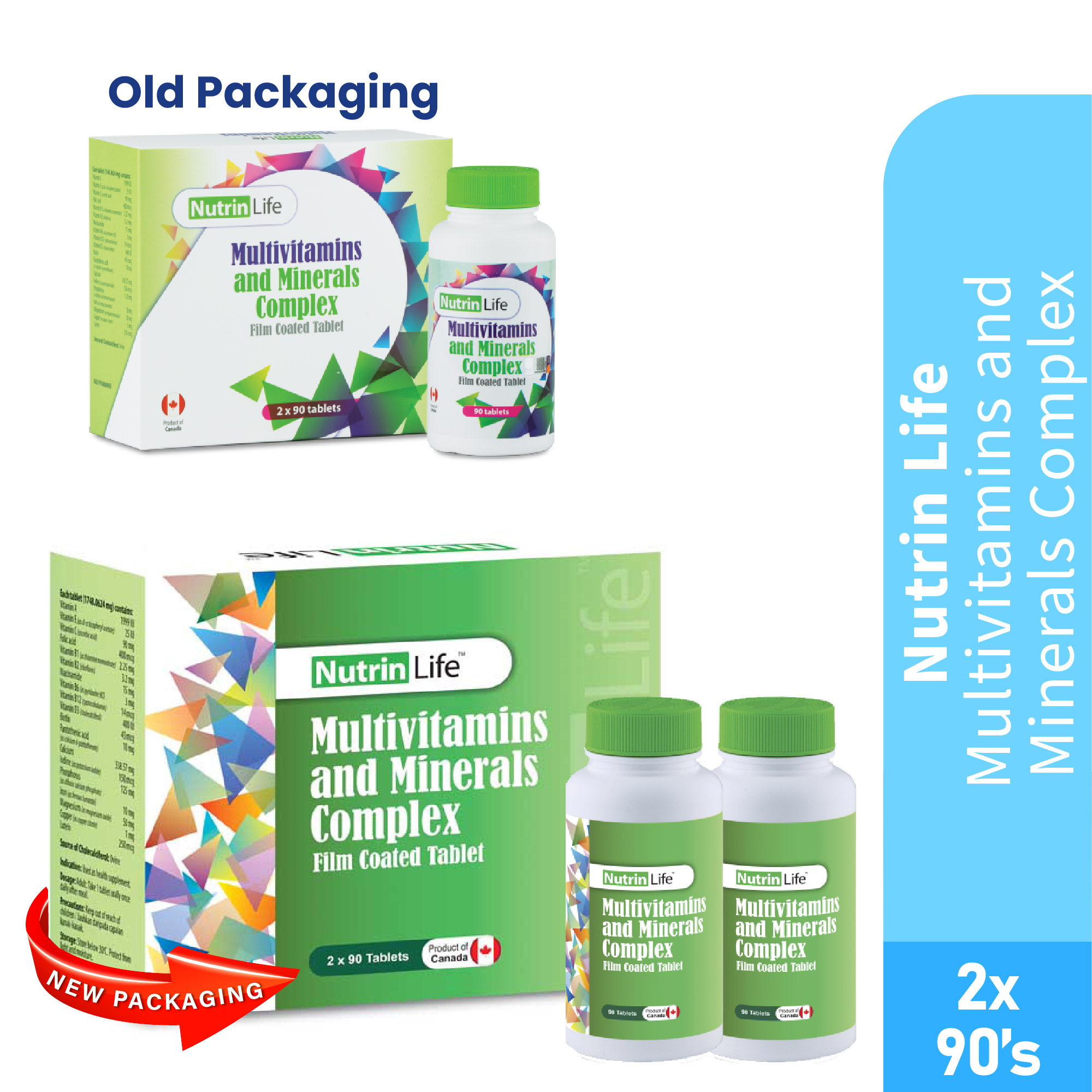 Nutrinlife Multivitamin & Minerals 90's x 2