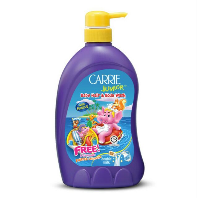 Carrie Junior Baby Hair & Body Wash 700G - Double Milk