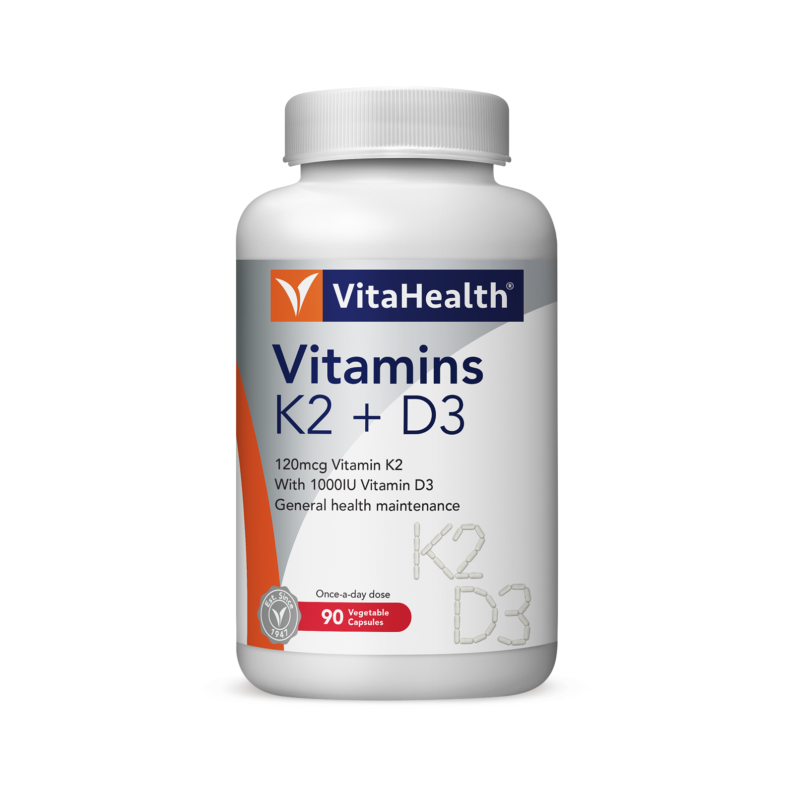 Vitahealth Vitamins K2 + D3 90's