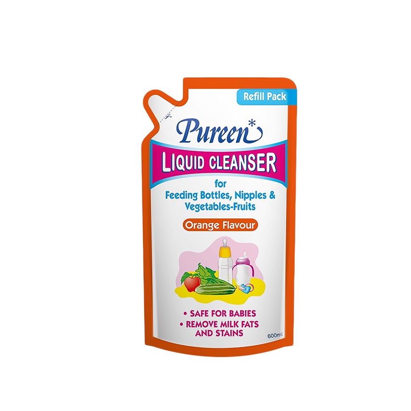 Pureen Liquid Cleanser Refill 600ml - Orange