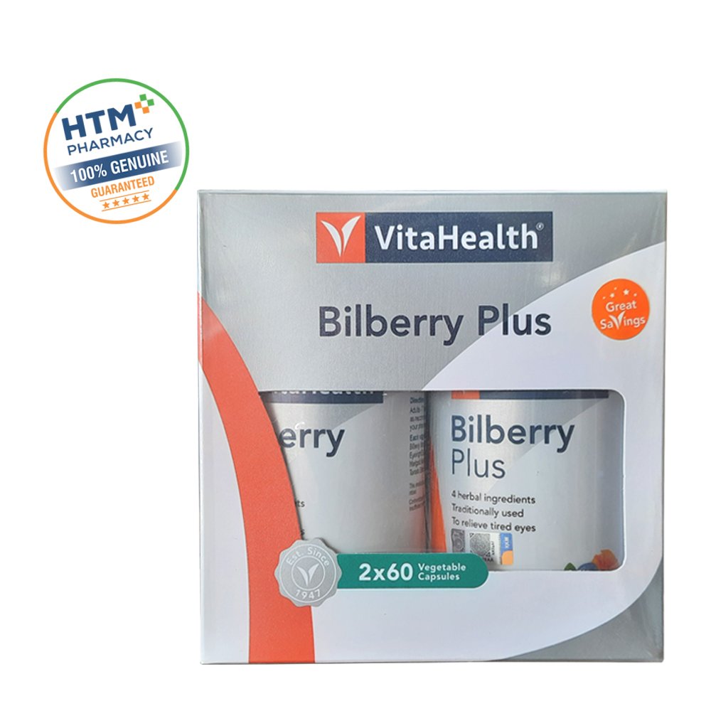 Vitahealth Bilberry & Marigold Plus 60's x 2