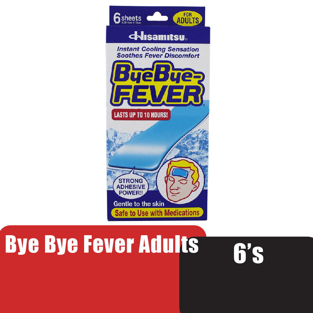 Bye Bye Fever Adult  6'S