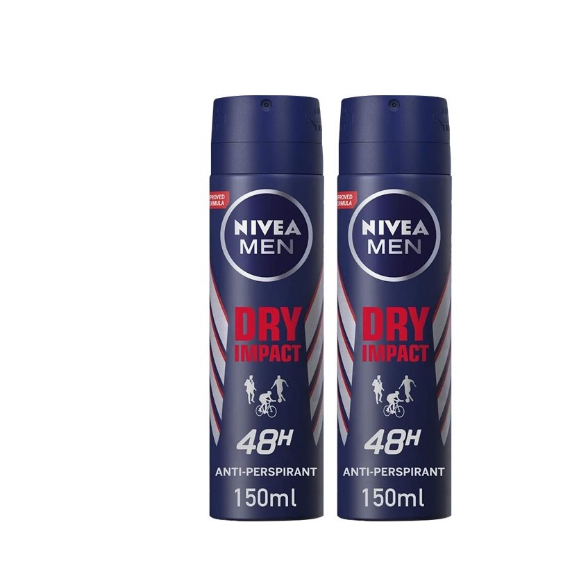 Nivea Deodorant Spray 150ML x 2 - Dry Impact (81602)