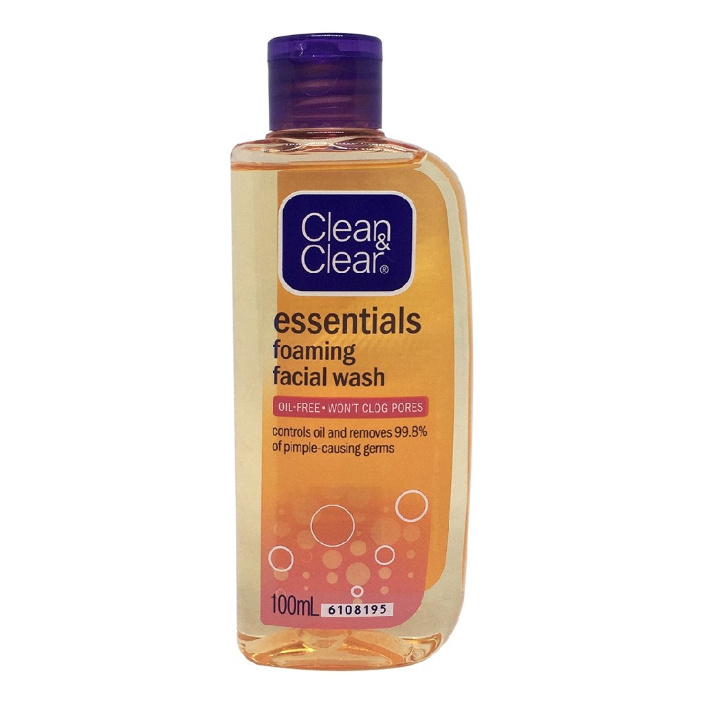 CLEAN & CLEAR ESSENTIALS FOAMING FACIAL WASH 100ML