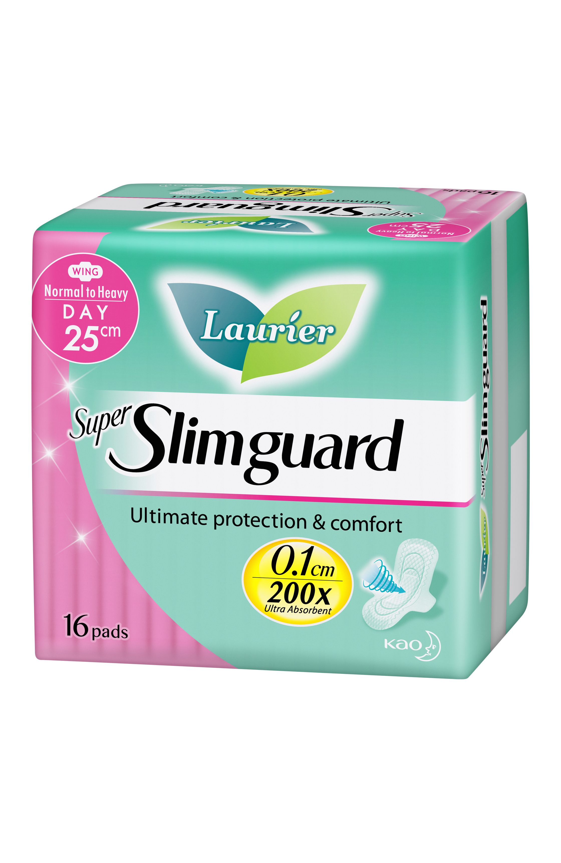 Laurier Super Slimguard 25cm 16's