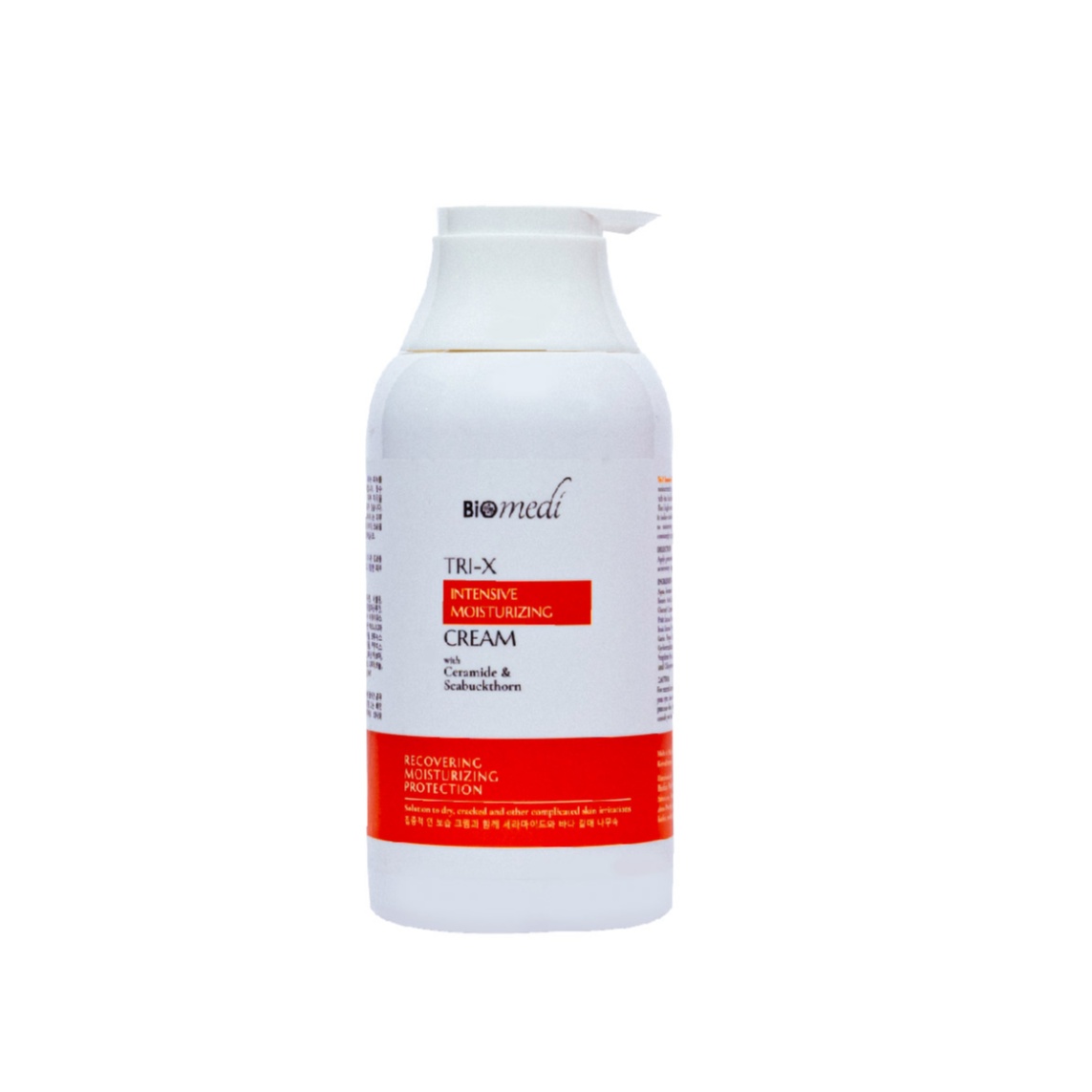 BIOMEDI Organic Seabuckthorn Tri-X Intensive Cream 500ml (Suitable For Dry Skin, Eczema)