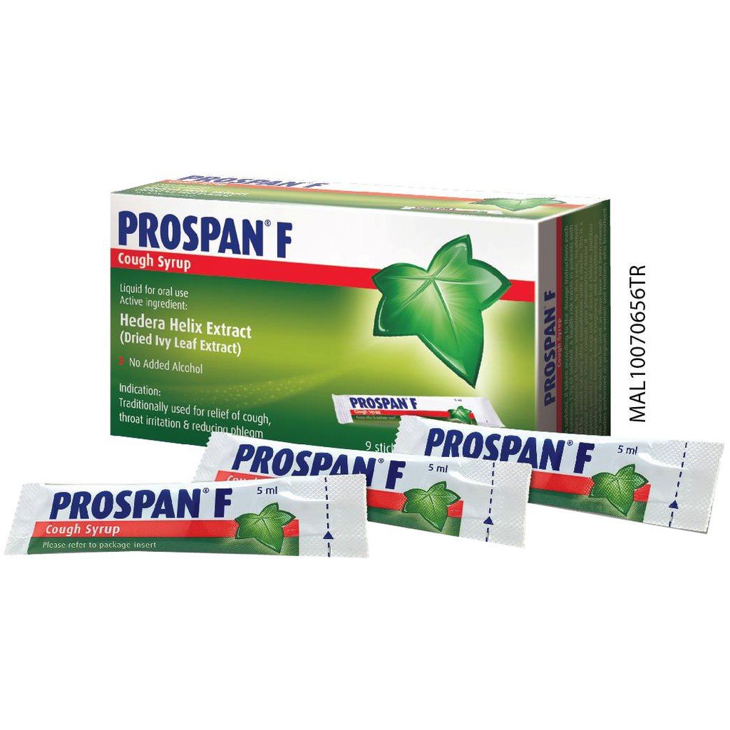 Prospan F Cough Syrup 5ml 9's