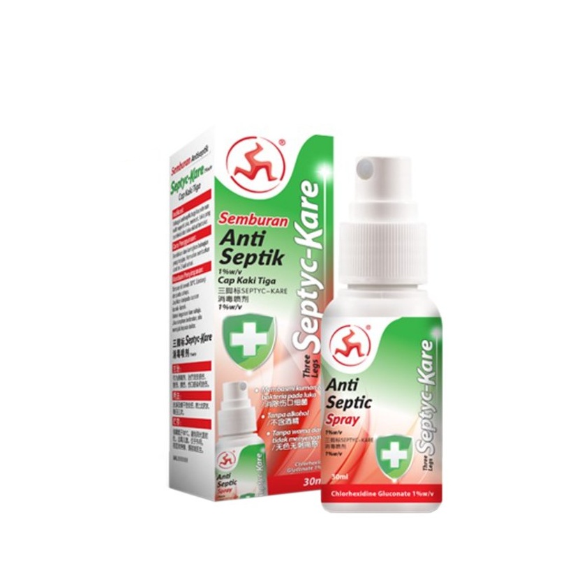 Three Legs Septyc Antiseptic Spray 30ml