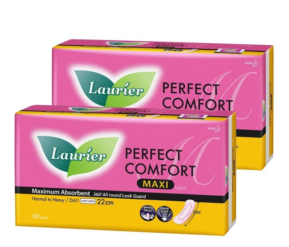 Laurier Active Comfort Super Maxi 30's x 2