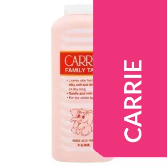 CARRIE FAMILY TALC 500G