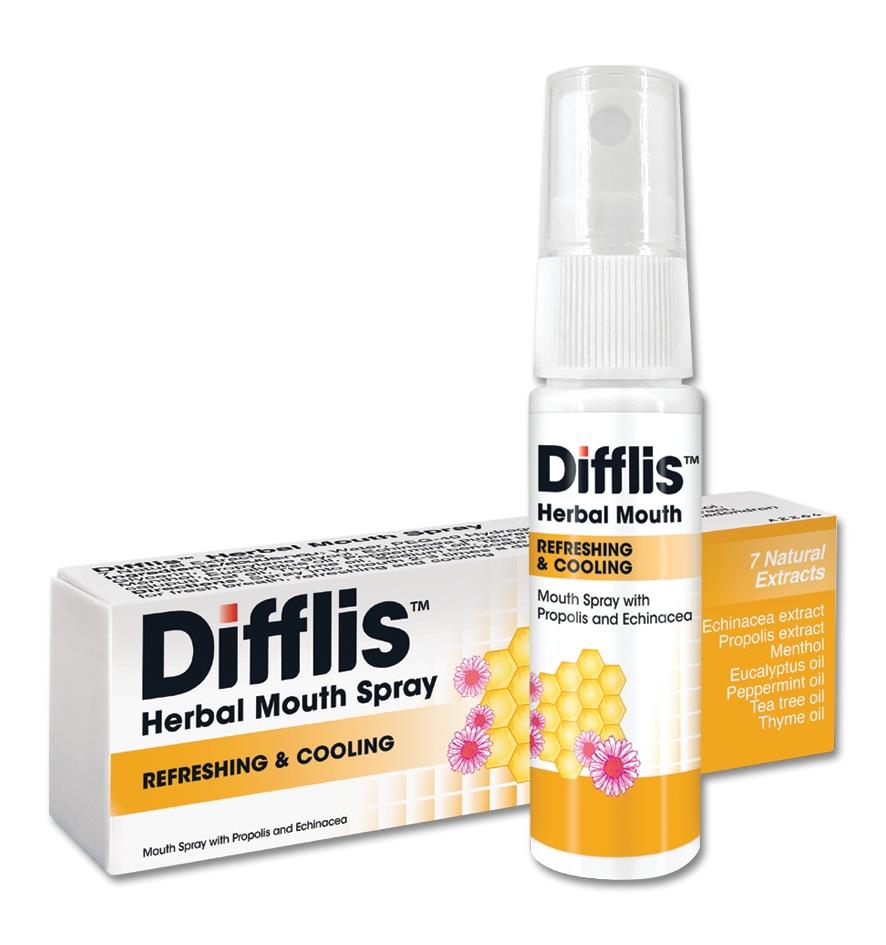 Difflis Herbal Mouth Spray 15ml - Refreshing & Cooling