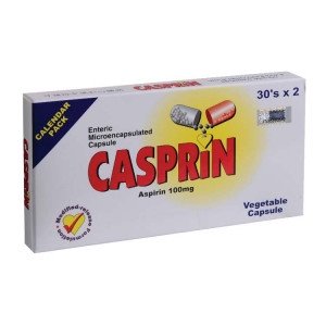 CASPRIN 100MG 2x30's