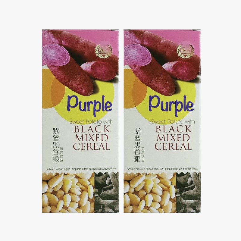 Hei Hwang Purple Sweet Potato With Black Mixed Cereal x 2