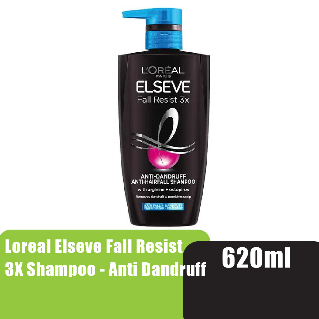 Loreal Elseve Fall Resist 3X Shampoo 620ml - Anti Dandruff