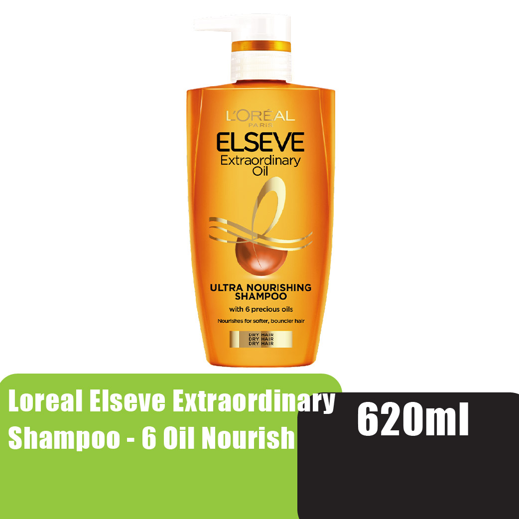 Loreal Elseve Extraodinary Shampoo 620ml - 6 Oil Nourish