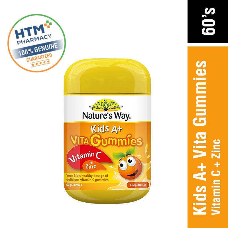 Nature's Way Kids A+ Vitamin C + Zinc Gummies 60's