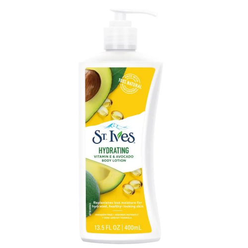 ST IVES BODY LOTION 400ML - HYDRATING VITAMIN E & AVOCADO