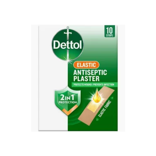 DETTOL Elastic Antiseptic Plaster 30 X 10's for Plaster Luka, Wound Plaster, Dettol Plaster